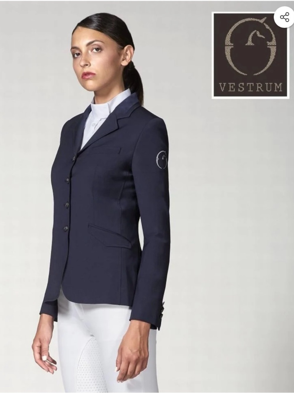 Vestrum Italy Providence Equestrian Competition Jacket in Navy IT Size 46/US 12